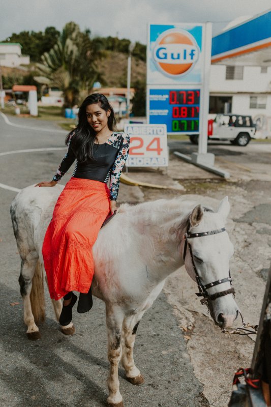 Puerto Rico on horse
